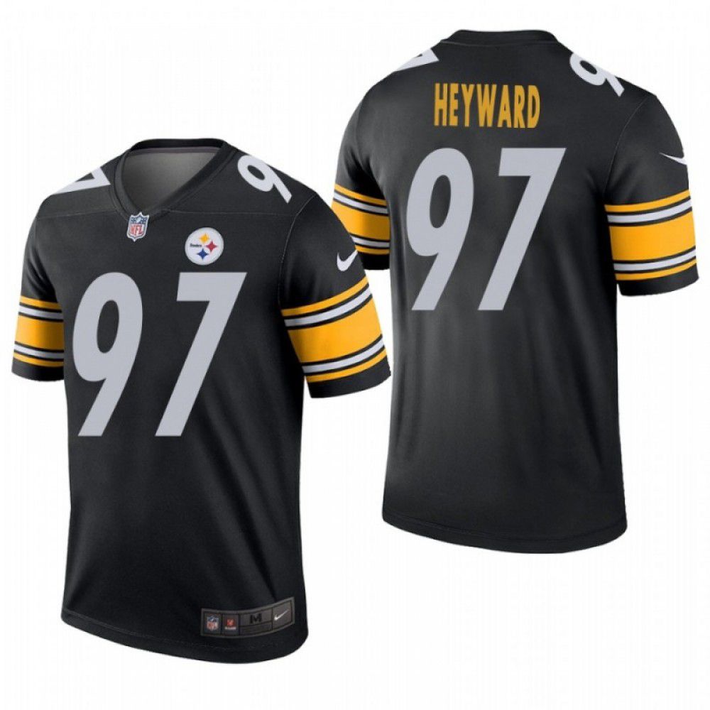 Men Pittsburgh Steelers #97 Cameron Heyward Nike Black Legend NFL Jersey
